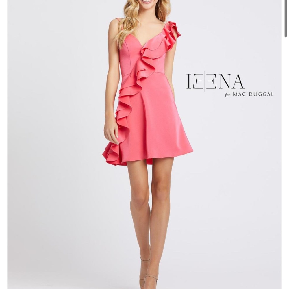 Ruffled Pink Mini dress